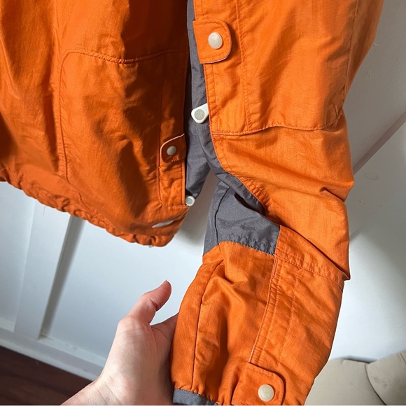 Columbia Medium pullover outerwear orange grey top EUC - Picture 7 of 9